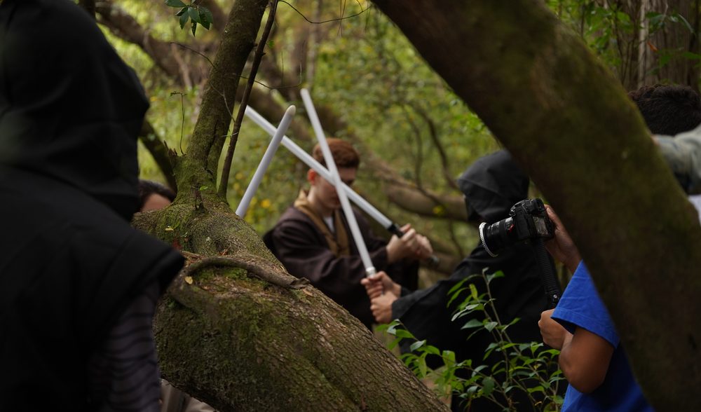 Behind the scenes